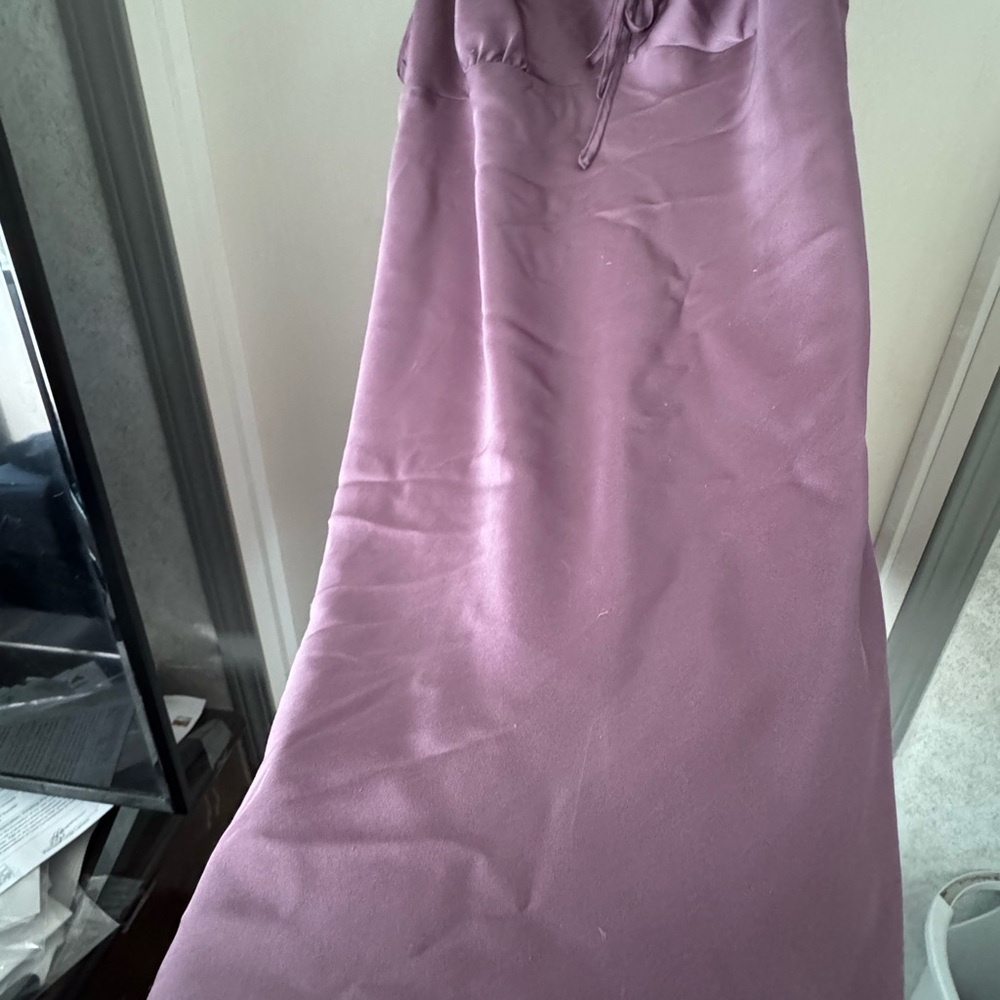 La Vie En Rose Black and Purple Floral Robe - Picture 6 of 10